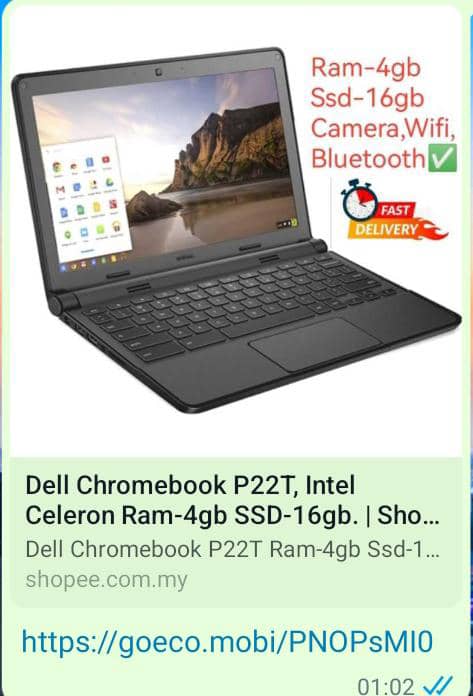 Dell Chromebook P22T