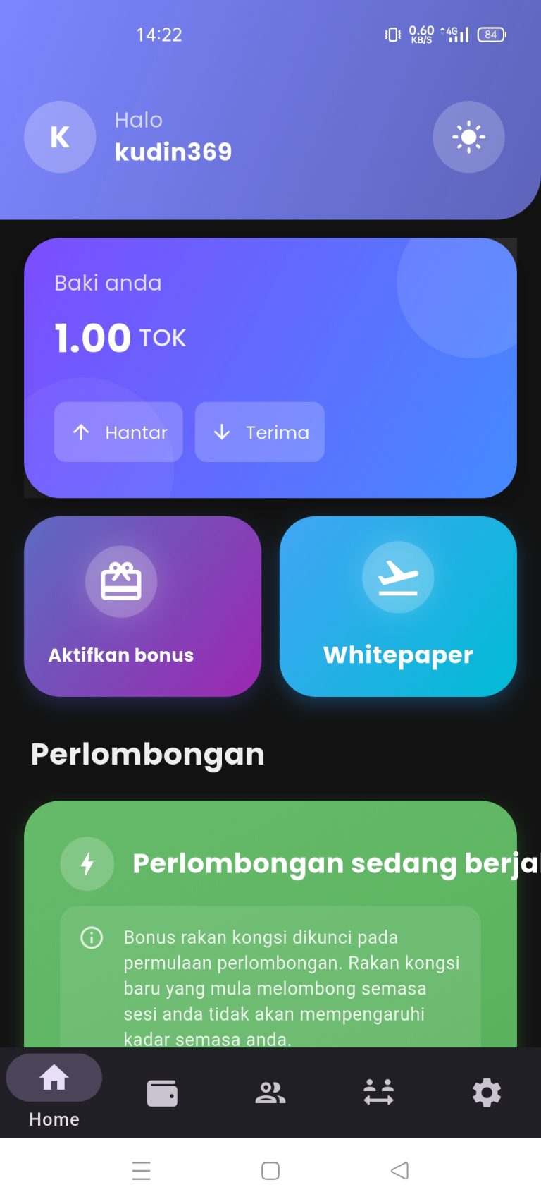 Project token Dari Jerman